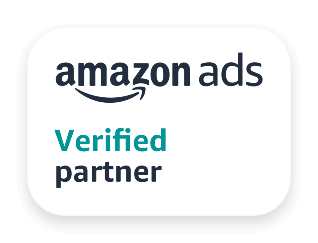 Logo Amazone Ads verified partner